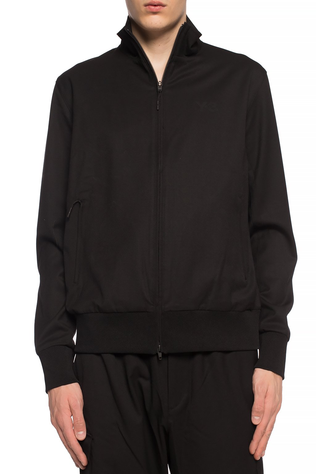 Y-3 Yohji Yamamoto Casey Casey gathered band-collar shirt dress