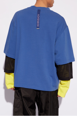 Khrisjoy Sweatshirt with perforated inserts