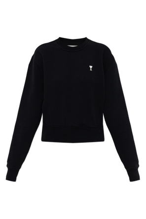 Sudadera de algodón con logo bordado