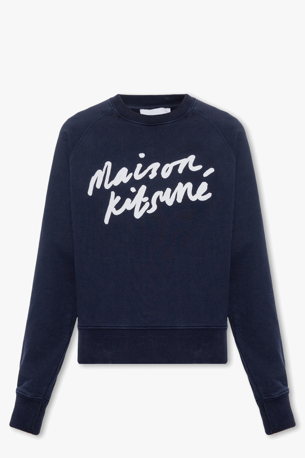 Maison Kitsuné belts sweatshirt with logo