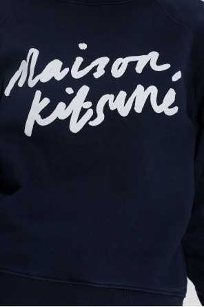 Maison Kitsuné Baumwoll-Jersey Sweatshirt with logo