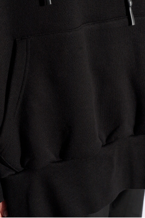 Yohji Yamamoto Bawełniana bluza typu ‘oversize’