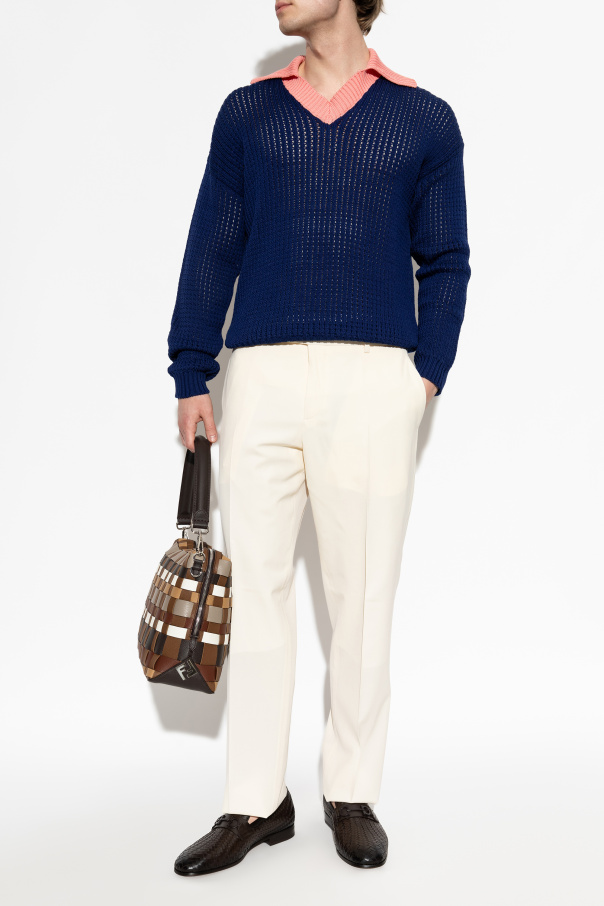 Fendi Sweater with logo patch