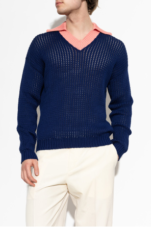 Fendi Sweater with logo patch