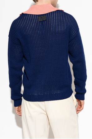 Fendi Sweater with logo patch