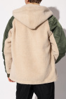 Moncler Faux fur sweatshirt