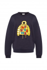 Moncler NAVY BLUE Sweatshirt with logo