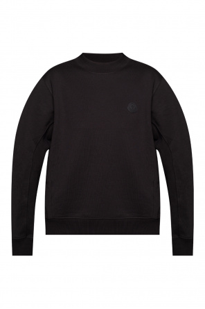 Emporio Armani Bodywear Sweatshirt van badstof met logo in kleurschakering in kaki