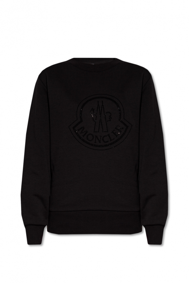 Moncler Pullover construction with crew neckline