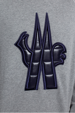 Moncler Grenoble sweatshirt tropical-print with logo