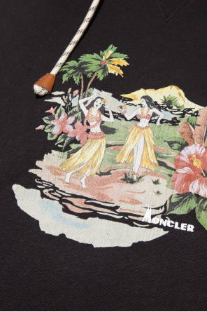 Moncler Genius 8 Butterfly Detail T-Shirt Crop Short Sleeve Cotton
