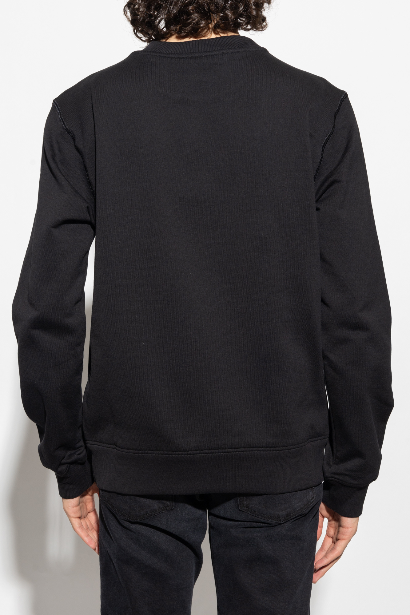 Black Sweatshirt with logo Dolce & Gabbana - IetpShops Australia - dolce  gabbana mittelgroe sicily 90s schultertasche item