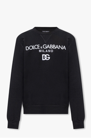 Dolce & Gabbana high-rise lace-panelled straight-leg jeans