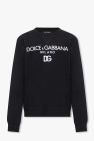 Dolce & Gabbana double-strap leather sandals Black