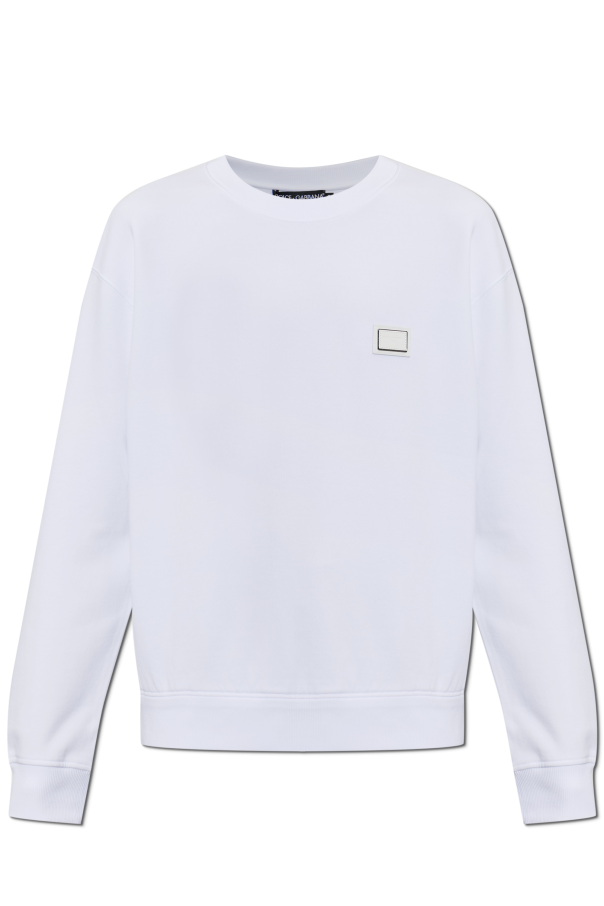 Sweatshirt with logo patch od Dolce & Gabbana