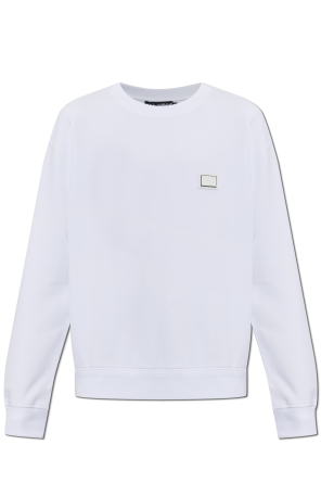 Sweatshirt with logo patch