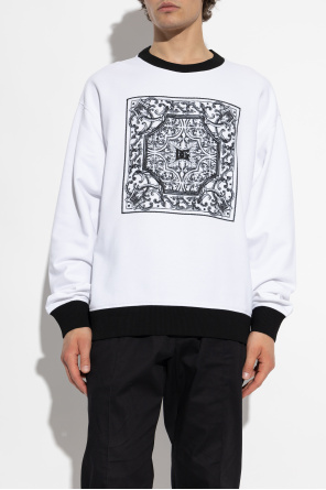 Dolce & Gabbana Sweatshirt with embroidered "Majolica" pattern