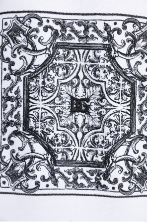 Dolce & Gabbana Sweatshirt with embroidered "Majolica" pattern