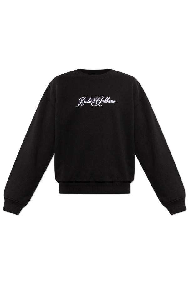 Sweatshirt with embroidered logo od Dolce & Gabbana
