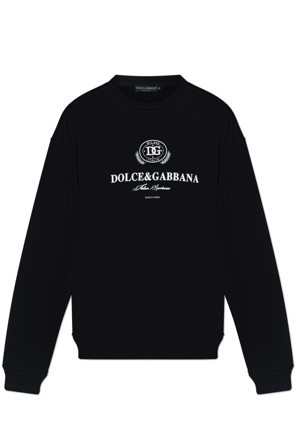 Sweatshirt with printed logo od Dolce & Gabbana