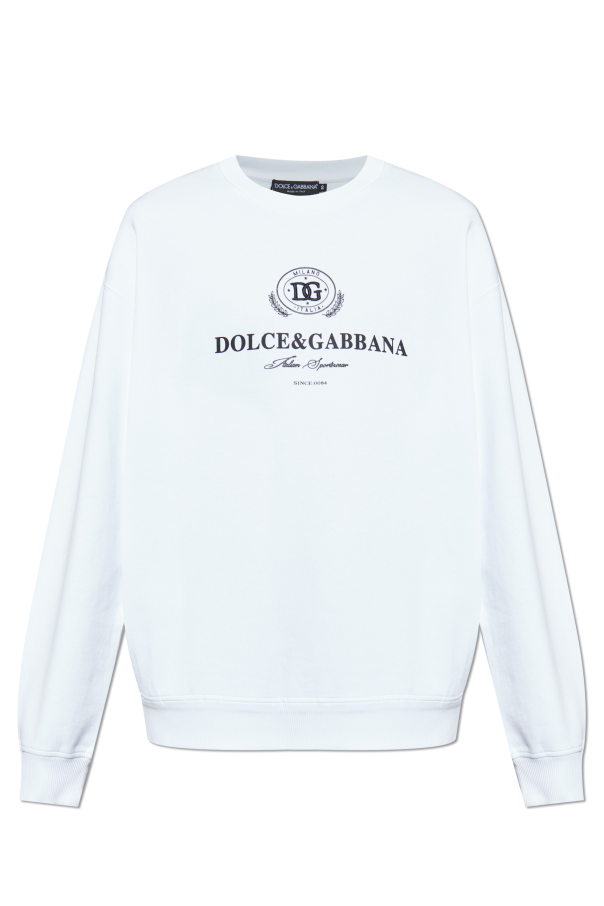 Sweatshirt with printed logo od Dolce & Gabbana