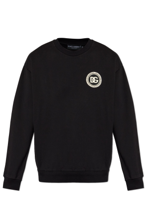 Sweatshirt with logo patch