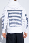 Dolce & Gabbana WHITE Striped hoodie