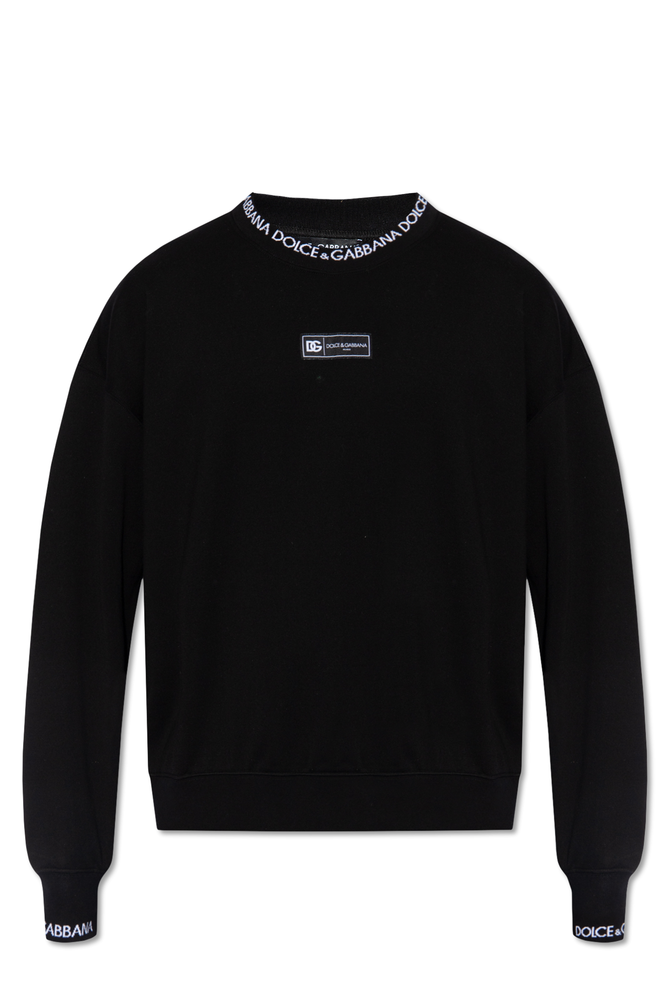 dolce knit & Gabbana Sweatshirt with logo patch