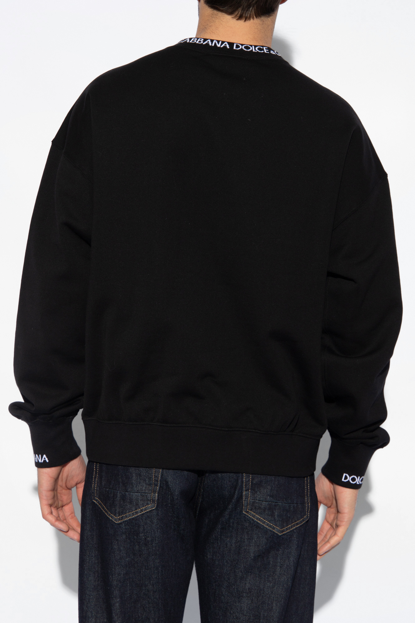 dolce knit & Gabbana Sweatshirt with logo patch