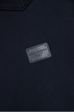 Dolce & Gabbana Bluza z naszywką z logo