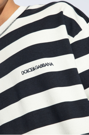 Dolce & Gabbana Bluza z wzorem w paski