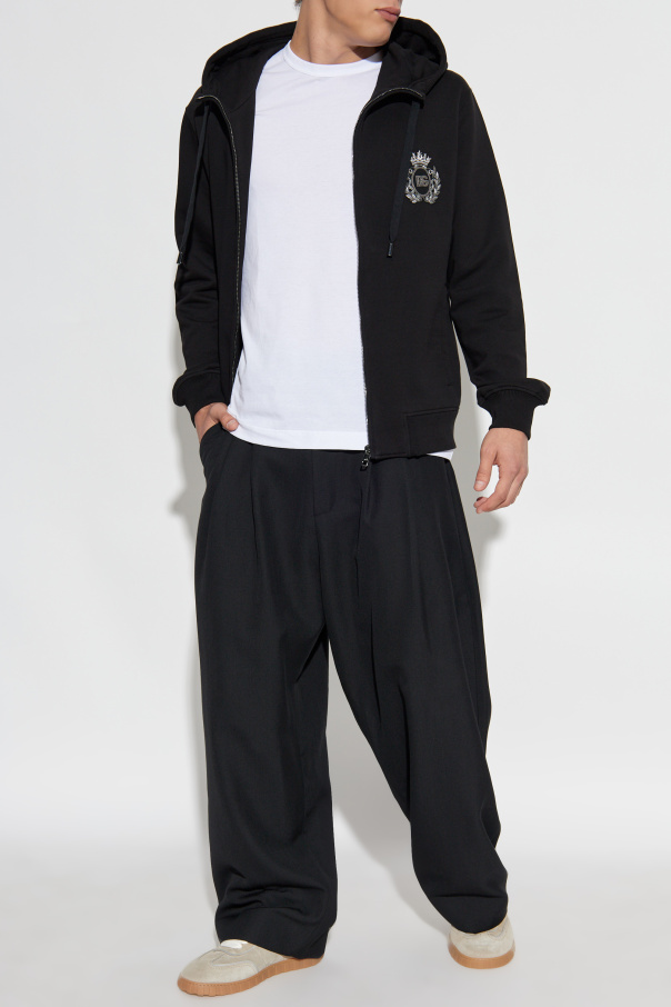 Dolce & Gabbana Sweatshirt mit glitzernder Applikation