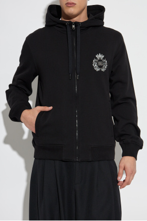 Dolce & Gabbana Sweatshirt mit glitzernder Applikation