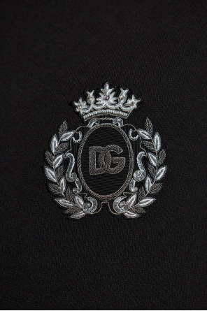 Dolce & Gabbana Sweatshirt mit glitzernder Applikation