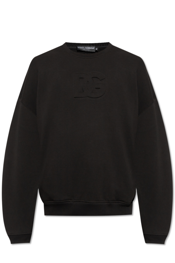 Sweatshirt with embossed logo od Dolce & Gabbana
