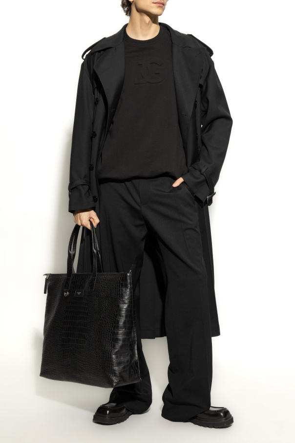 Dolce & Gabbana Sweatshirt mit erhabenem Logo