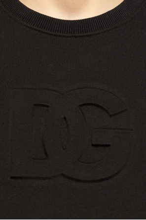 Dolce & Gabbana Sweatshirt mit erhabenem Logo