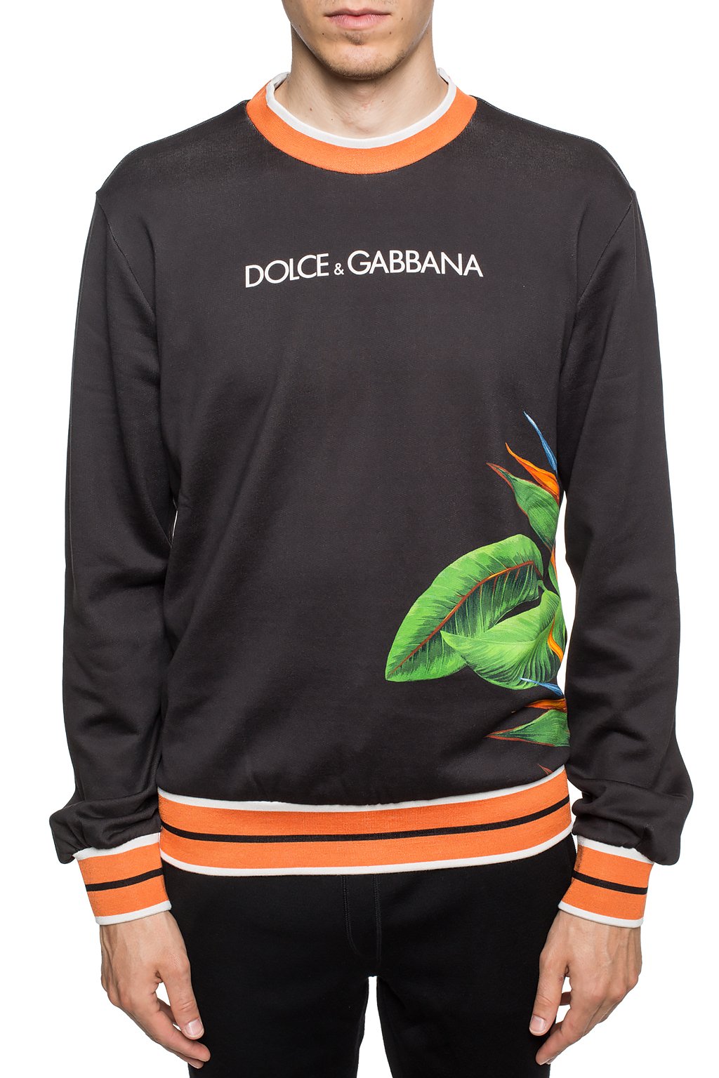 Black Logo-printed sweatshirt Dolce & Gabbana - Vitkac France