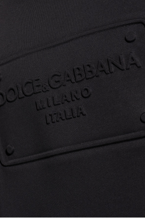 dolce item & Gabbana mit gravierter Statue Gold Sweatshirt with logo