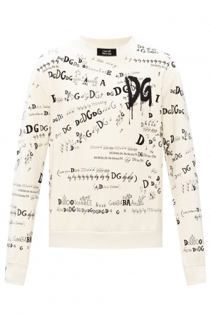 Dolce & Gabbana logo-embroidered linen robe
