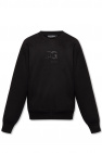 Dolce & Gabbana semi-sheer ribbed knit jumper