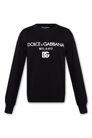 Dolce & Gabbana cashmere sweater with logo doodle embroidery