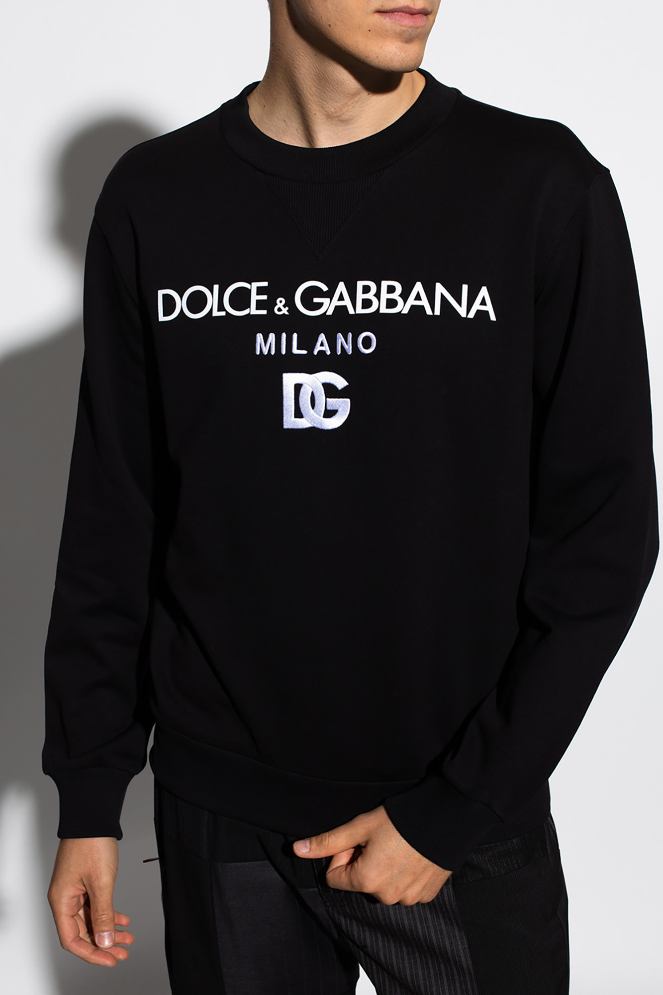 Джинсовые шорты со звездами dolce & gabbana Sweatshirt with logo