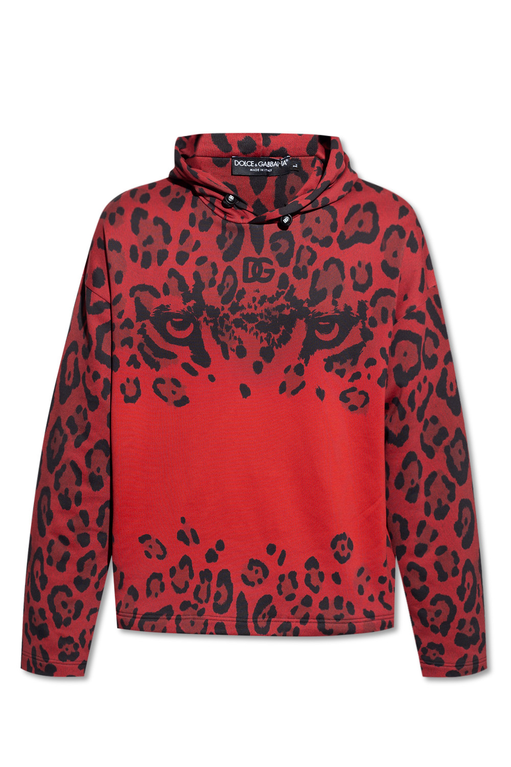 Dolce & Gabbana Klänning 740107 Hoodie with animal motif