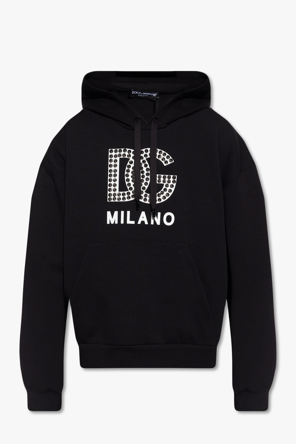 Dolce & Gabbana Midi Kort Klänning 732386 Hoodie with logo print