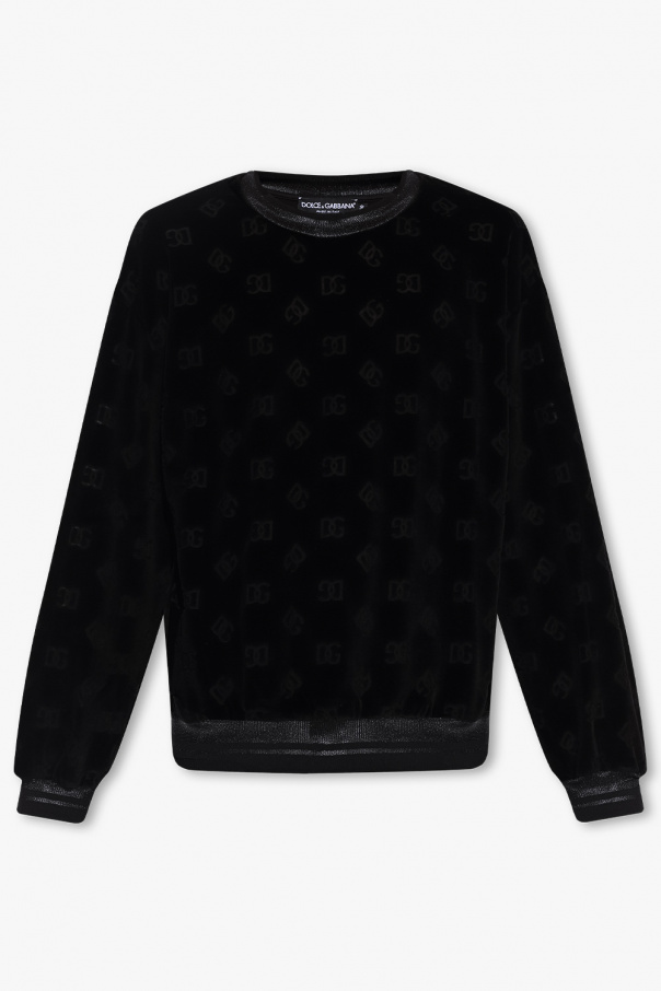Dolce & Gabbana Velvet sweatshirt