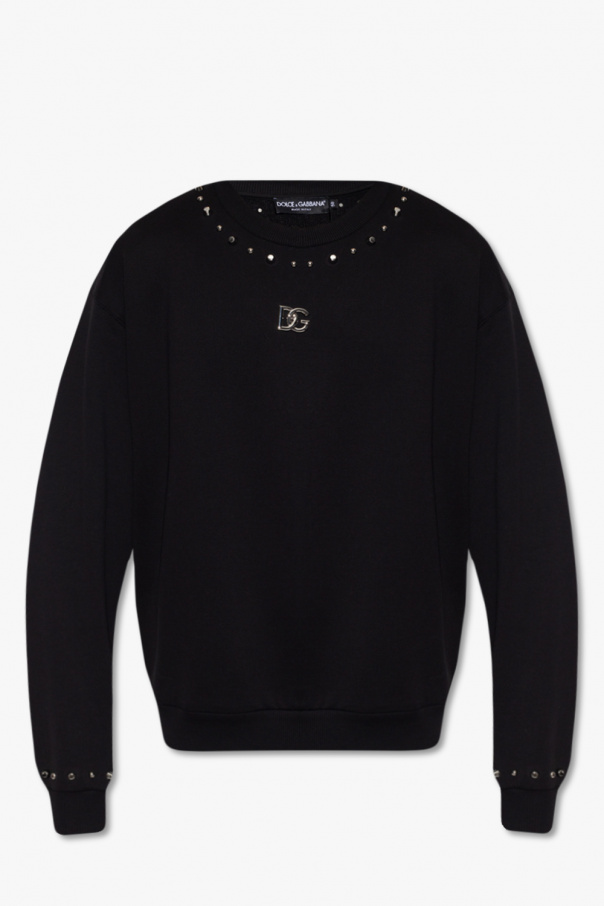 dolce earrrings & Gabbana Studded sweatshirt