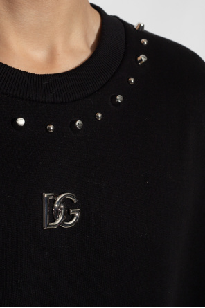 dolce earrrings & Gabbana Studded sweatshirt