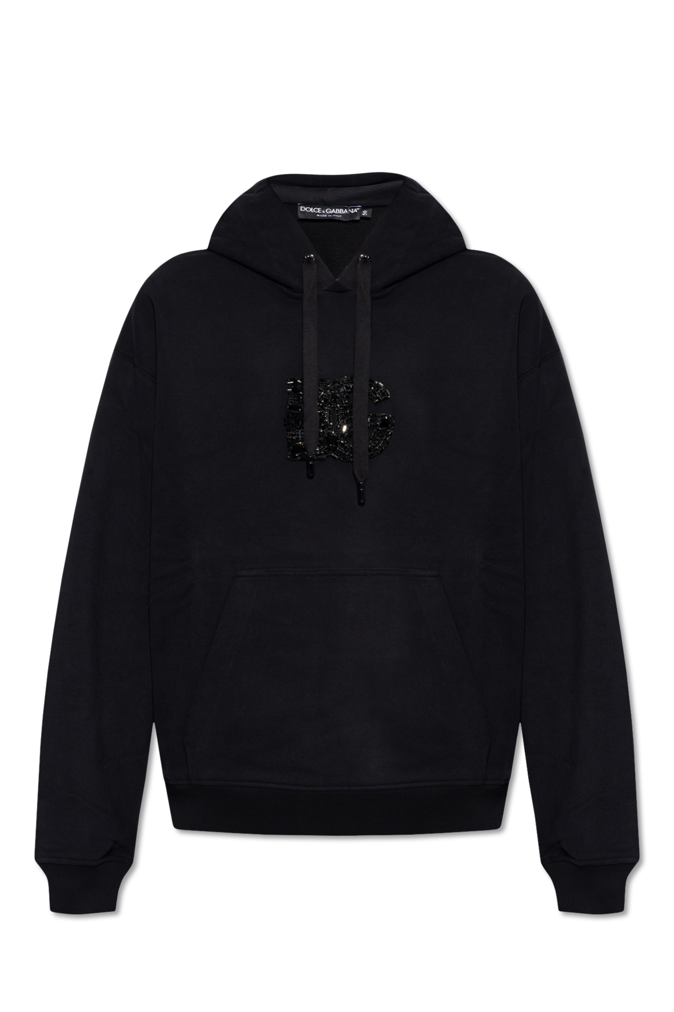 Шлепки босоножки dolce gabbana Hoodie with logo