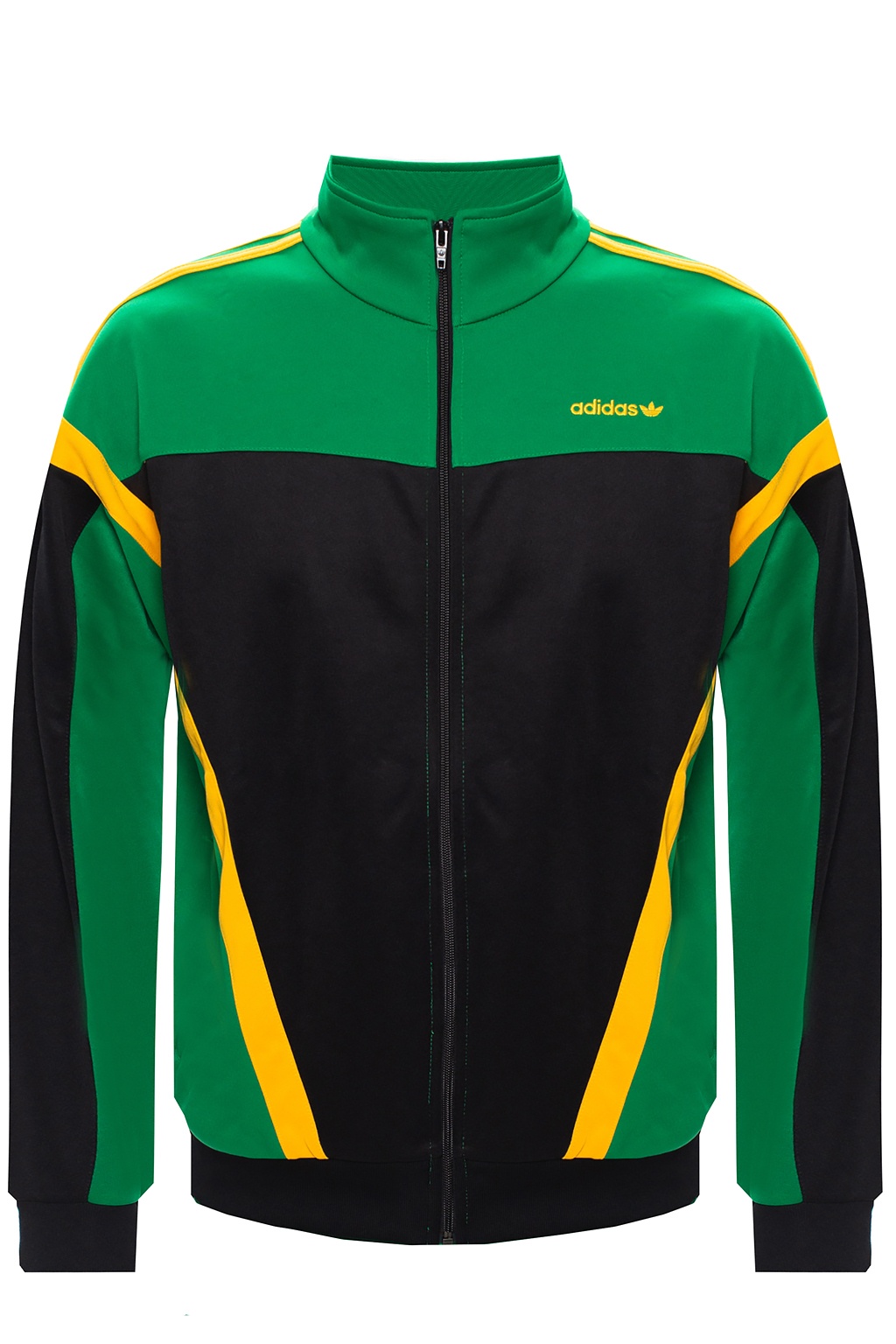 adidas green yellow jacket